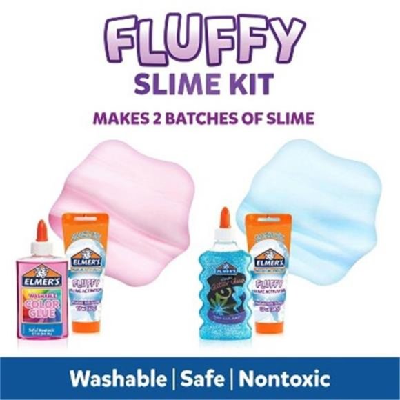 Elmer's 4pc Fluffy Slime Kit - Picture 3 of 5